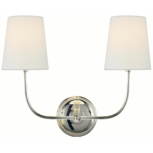 Visual Comfort Signature Collection Visual Comfort Signature Collection Thomas O'brien Vendome Polished Nickel Sconce TOB2008PN-L