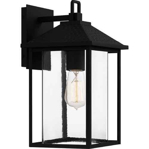 Quoizel Lighting Fletcher Earth Black Outdoor Wall Light by Quoizel Lighting FTC8408EK