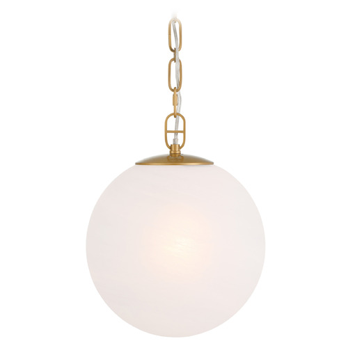 Minka Lavery Marbelle Legacy Brass Mini-Pendant Light with Globe Shade