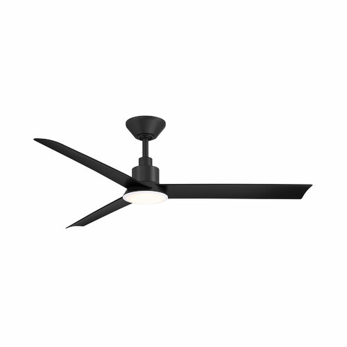 Flair 56-Inch 4CCT LED Outdoor Fan in Matte Black by WAC Lighting