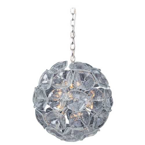 Fiori 12-Light Pendant in Polished Chrome by ET2 Lighting