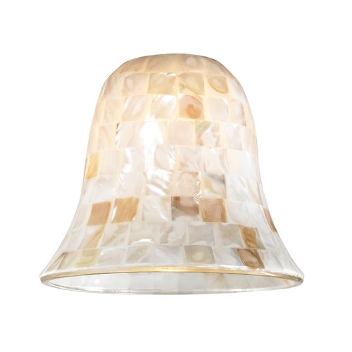 Design Classics Lighting Lipless Glass Shade, 1-5/8-Inch Fitter, Mosaic Glass GL9222-M