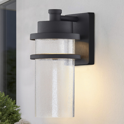 Design Classics Lighting Timber Medium LED Outdoor Wall Sconce in Black by Design Classics 1882-30-PCBK