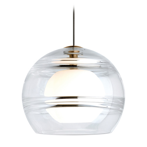 Visual Comfort Modern Collection Sedona Monopoint Pendant in Aged Brass by Visual Comfort Modern 700MPSDNCR