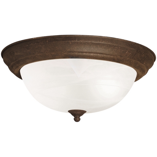 13.25-Inch Flush Mount in Tannery Bronze by Kichler Lighting