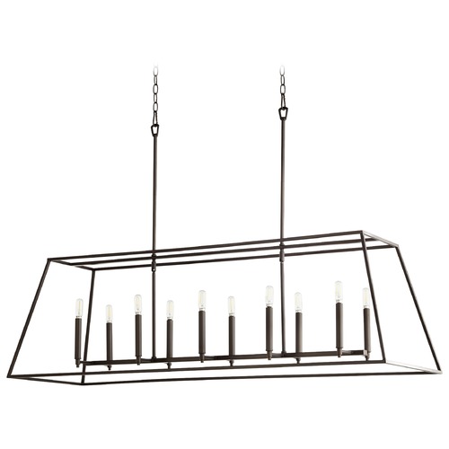 Quorum Lighting Gabriel Oiled Bronze Pendant by Quorum Lighting 654-10-86