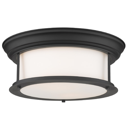 Z-Lite Sonna Matte Black Flush Mount by Z-Lite 2011F13-MB