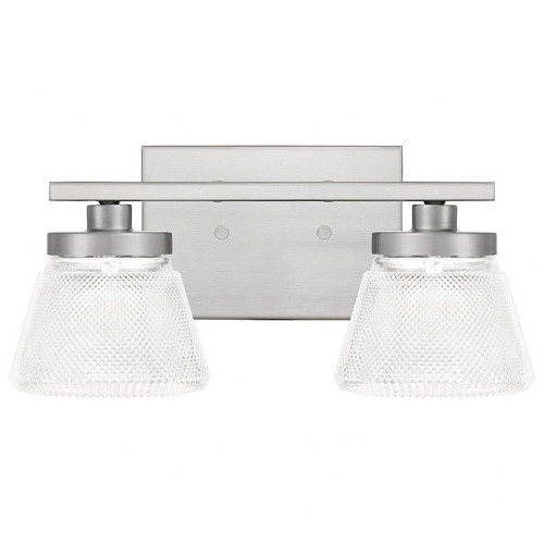 Quoizel Lighting Hunley Brushed Nickel Bathroom Light by Quoizel Lighting HUN8614BN