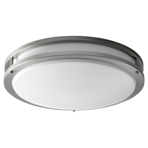 Oracle 18-Inch LED Ceiling Mount in Satin Nickel by Oxygen Lighting