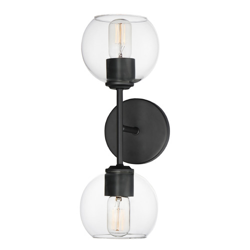 Maxim Lighting Knox Black Sconce by Maxim Lighting 21632CLBK