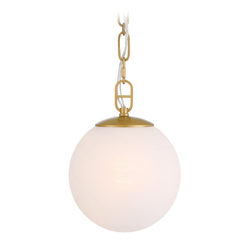 Minka Lavery Marbelle Legacy Brass Mini-Pendant Light with Globe Shade