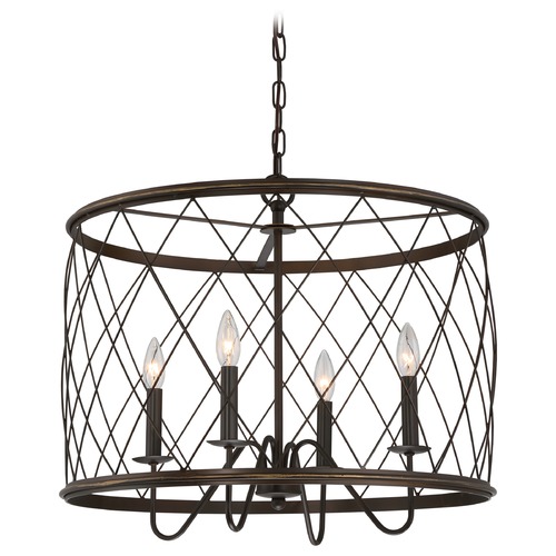 Quoizel Lighting Dury Palladian Bronze Pendant by Quoizel Lighting RDY2823PN