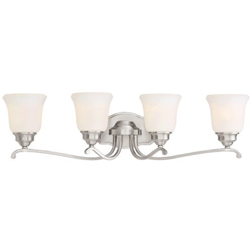 Savannah Row Brushed Nickel Bathroom Light by Minka Lavery