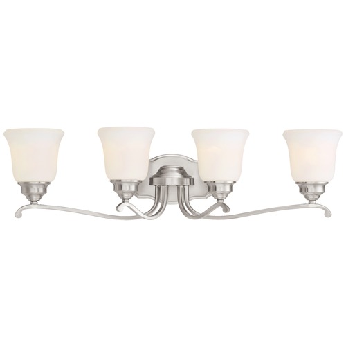 Minka Lavery Savannah Row Brushed Nickel Bathroom Light by Minka Lavery 3324-84