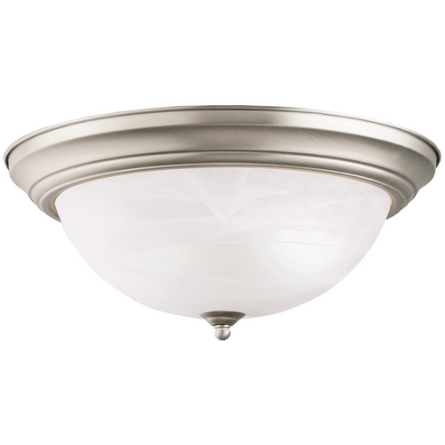 Kichler Lighting 15.25-Inch Flush Mount in Brushed Nickel by Kichler Lighting 8110NI