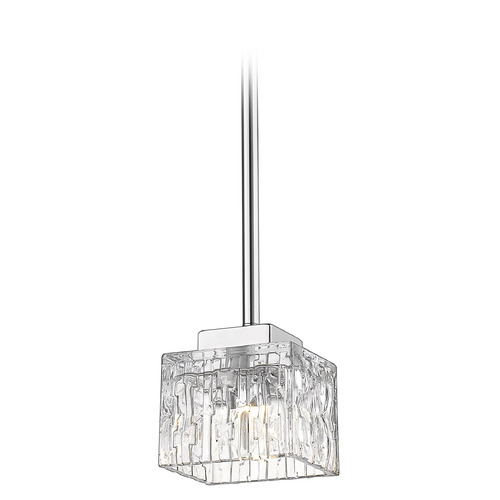 Rubicon Chrome Mini Pendant by Z-Lite