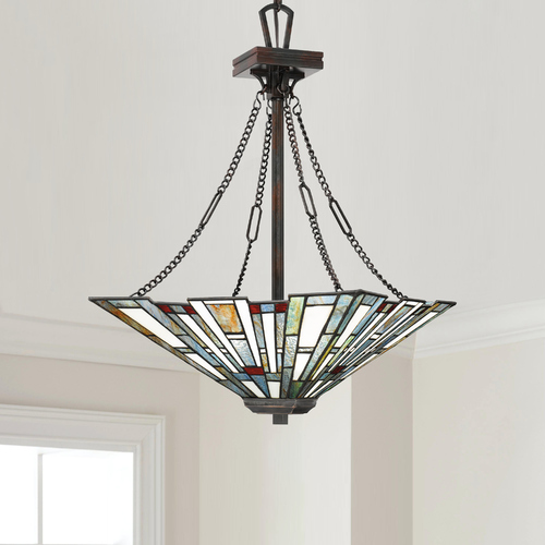 Maybeck Valiant Bronze Pendant by Quoizel Lighting