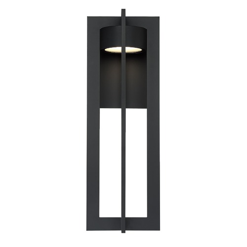 Chamber Black LED Outdoor Wall Light by WAC Lighting