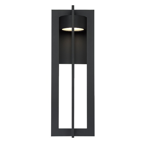 WAC Lighting Chamber Black LED Outdoor Wall Light by WAC Lighting WS-W48625-BK