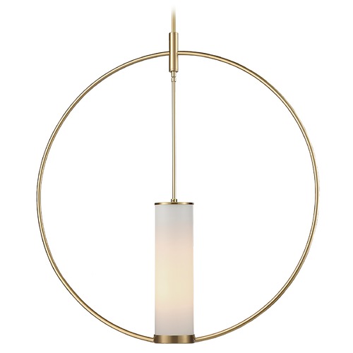 Alora Lighting Amor 30.75-Inch Natural Brass Pendant by Alora Lighting PD309130NBOP