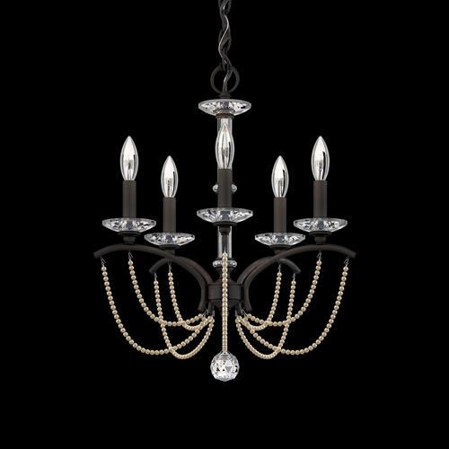 Priscilla Black Chandelier by Schonbek Lighting