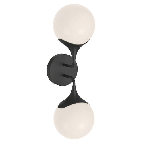 Nouveau 19.38-Inch Wall Sconce in Matte Black by Alora Lighting