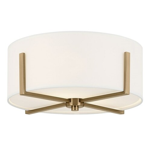 Kichler Lighting Malen Champagne Bronze Flush Mount Light by Kichler Lighting 52593CPZ