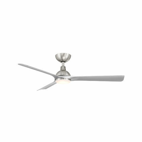 Gage 52-Inch 4CCT LED Outdoor Fan in Nickel & Silver by WAC Lighting