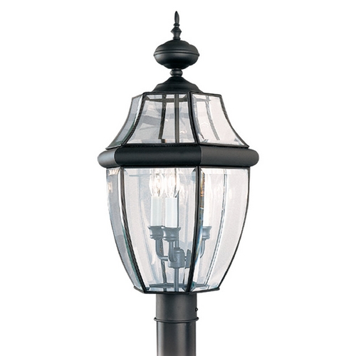 Lancaster Post Light in Black by Generation Lighting