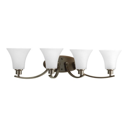 Joy Antique Bronze Bathroom Light by Progress Lighting