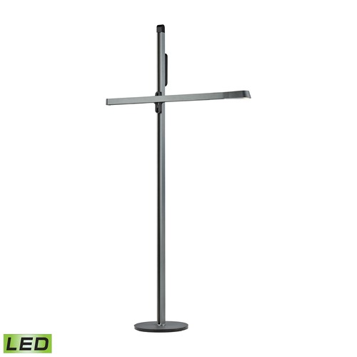 Elk Lighting Alico Lighting Bilico Anodized Blue-Grey LED Floor Lamp with Rectangle Shade FL125-31-31