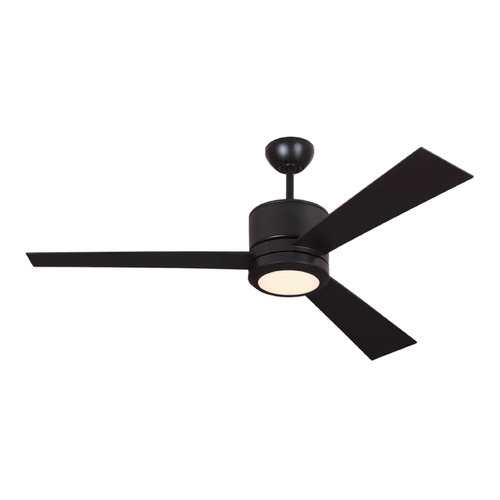 Vision 52-Inch LED Fan in Brushed Steel by Generation Lighting Fan Collection