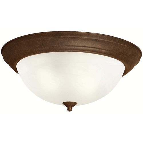 Kichler Lighting 15.25-Inch Flush Mount in Tannery Bronze by Kichler Lighting 8110TZ