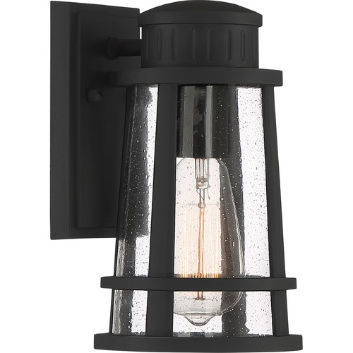 Quoizel Lighting Dunham Earth Black Outdoor Wall Light by Quoizel Lighting DNM8406EK