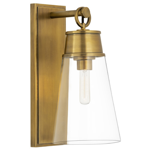 Wentworth Rubbed Brass Sconce by Z-Lite