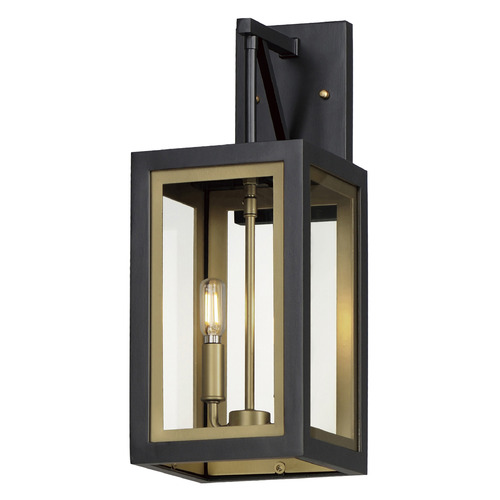 Maxim Lighting Neoclass Black & Gold Outdoor Wall Light