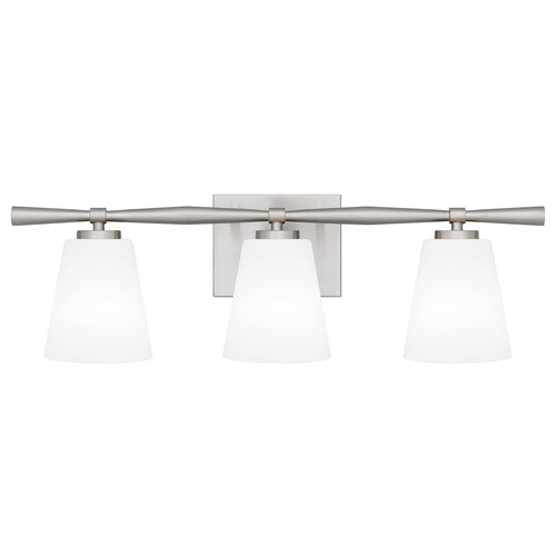 Brindley Brushed Nickel Bathroom Light by Quoizel Lighting