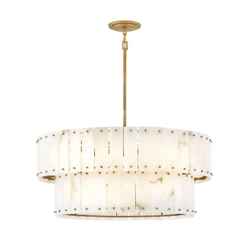 Simone 34.25-Inch Chandelier in Burnished Gold by Fredrick Ramond