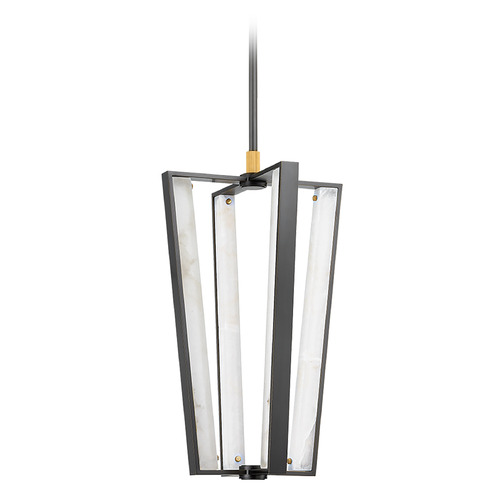 Edgemere LED Pendant in Brass & Distressed Bronze by Hudson Valley