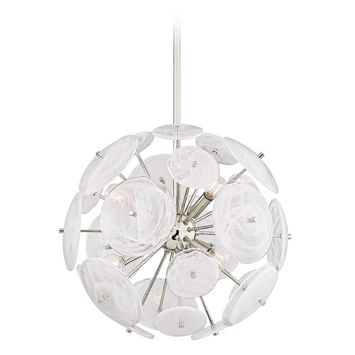 Mitzi by Hudson Valley Mitzi Juliet Polished Nickel 6-Light Chandelier H1004806-PN