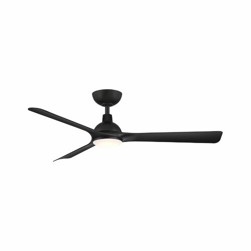 Gage 52-Inch 4CCT LED Outdoor Fan in Matte Black by WAC Lighting