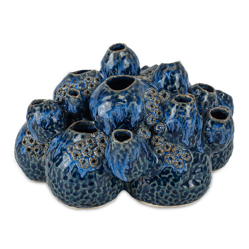 Currey and Company Sulawasi Reactive Dark Blue Novelty