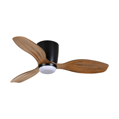 Minka Aire Ventiara Coal Black LED Ceiling Fan with Light