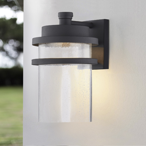 Design Classics Lighting Design Classics Timber Powder Coated Black Large LED Outdoor Wall Sconce 3000K 1100LM 1883-30-PCBK