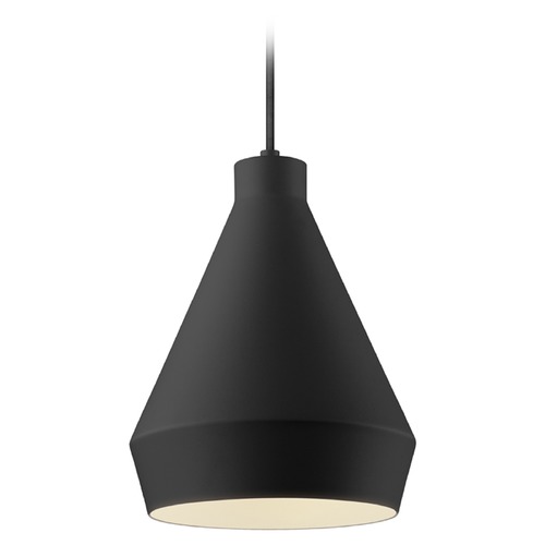 Sonneman Lighting Modern Mini Pendant Black Koma by Sonneman Lighting 2750.25-E