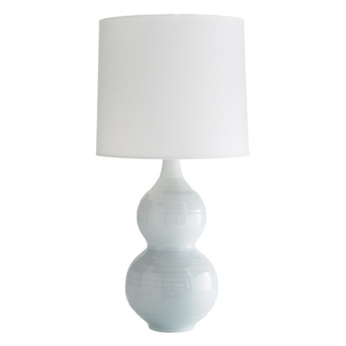 Lacey 33-Inch Table Lamp in Ice Blue Ceramic by Arteriors Home