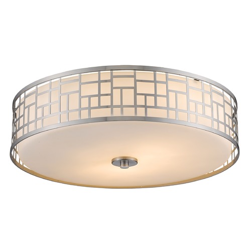 Elea Brushed Nickel Flush Mount by Z-Lite