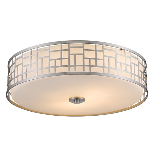 Z-Lite Elea Brushed Nickel Flush Mount by Z-Lite 330F20-BN