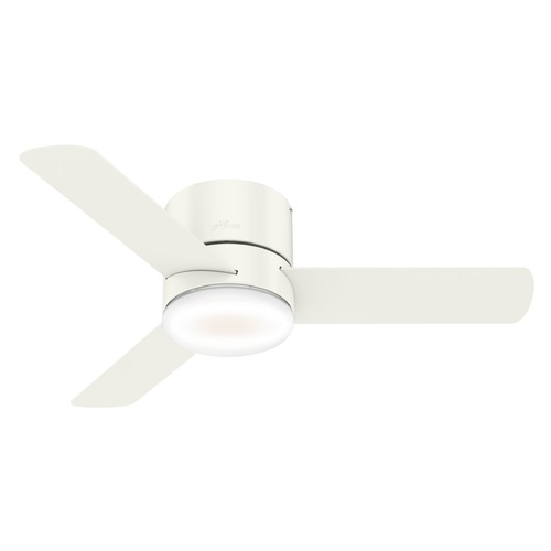 44-Inch Minimus Fan in Fresh White by Hunter Fan Company