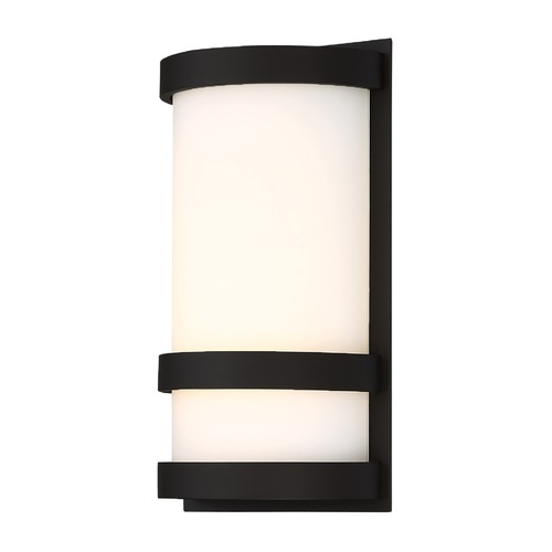 Latitude Black LED Outdoor Wall Light by WAC Lighting